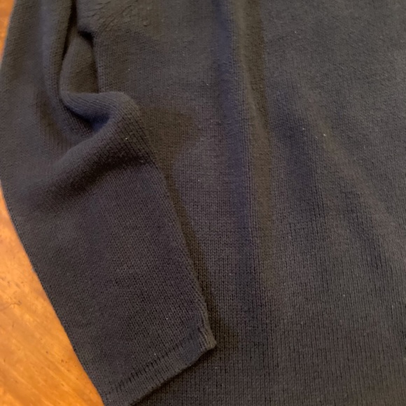 J. Crew Sweaters J Crew Mens Cotton Sweater Navy Blue Cream At Crew